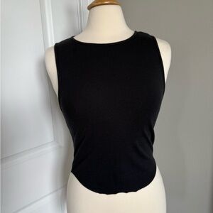 Classic Black Sleeveless Top